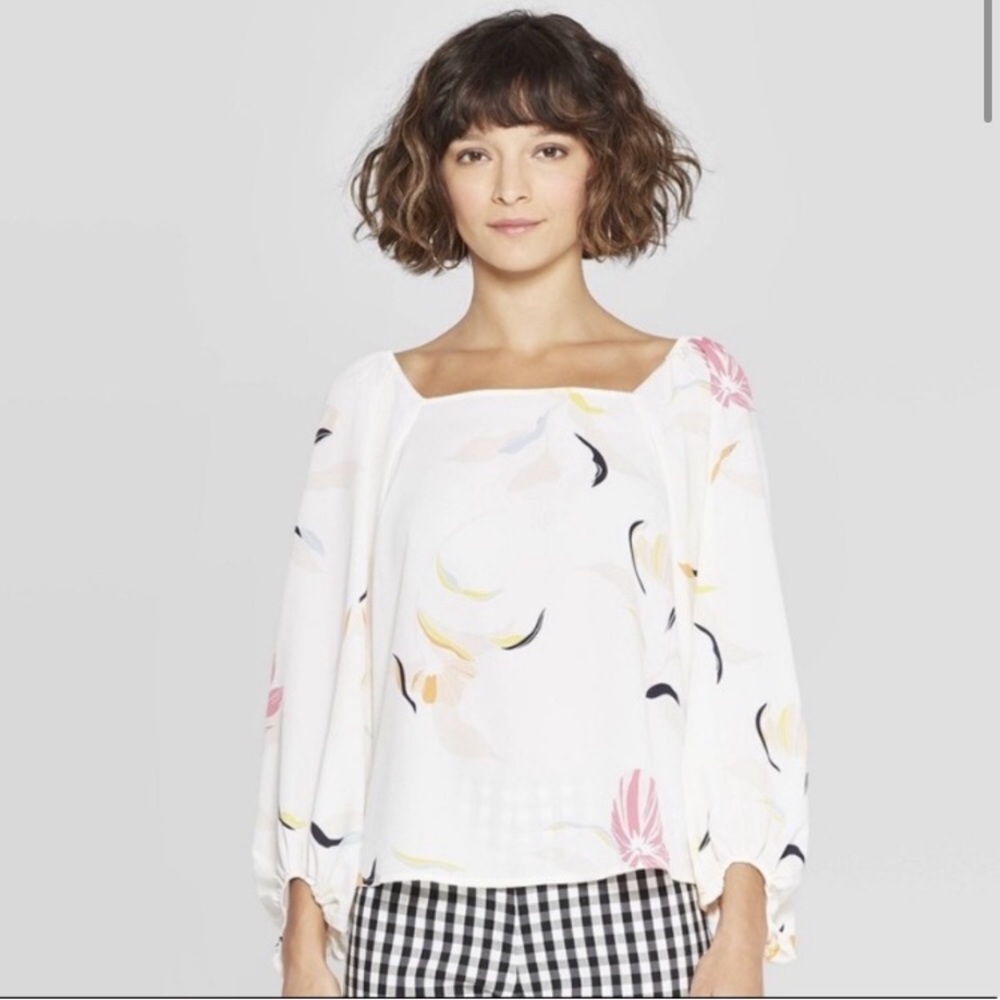 A New Day Floral Blouse